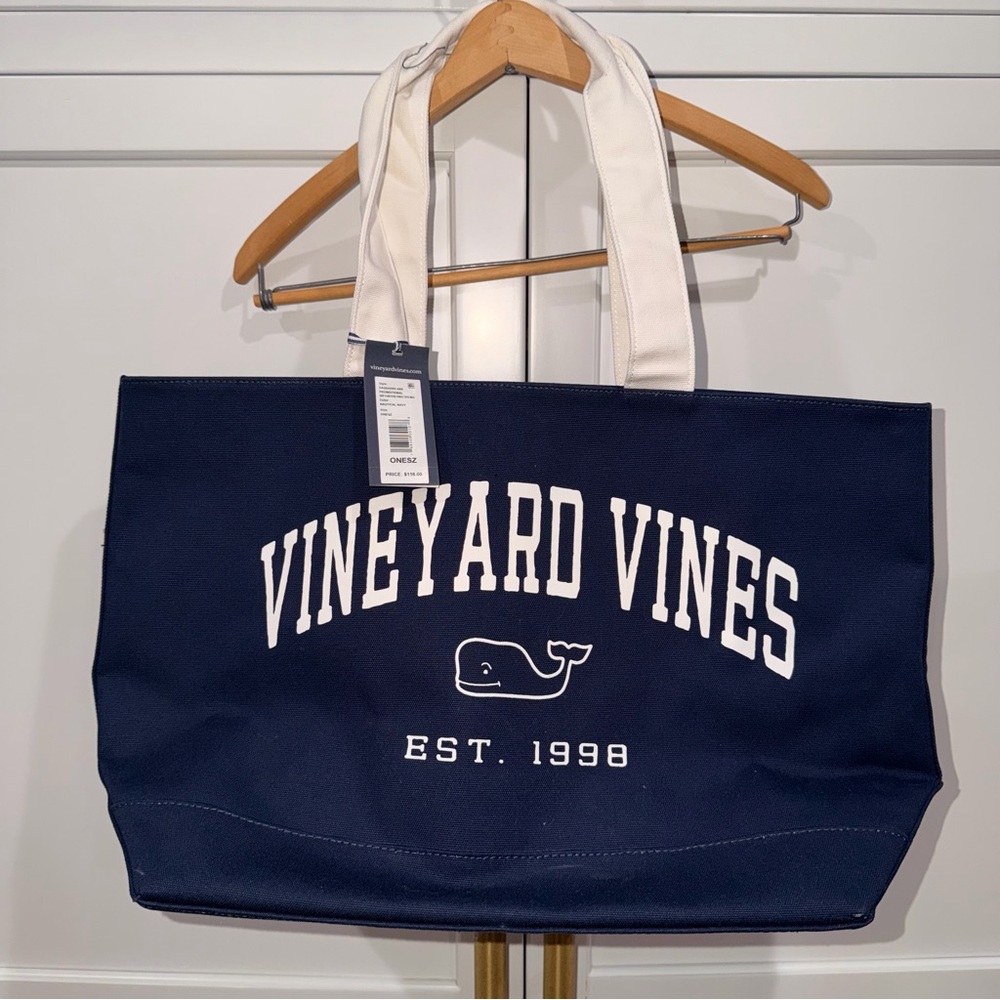 Vineyard Vines Nautical Navy Tote